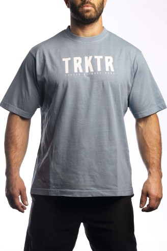 Camiseta The Traktor Oversize Azul Hombre