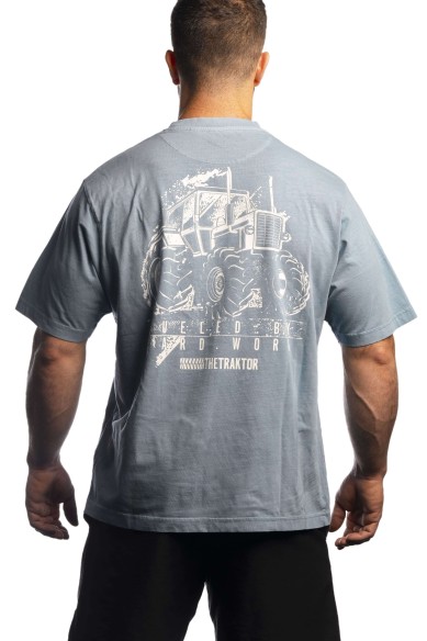 Camiseta The Traktor Oversize Azul Hombre