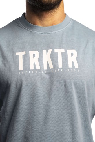 Camiseta The Traktor Oversize Azul...