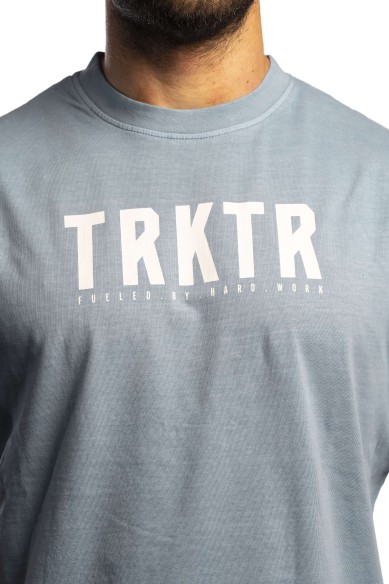 Camiseta The Traktor Oversize Azul Hombre