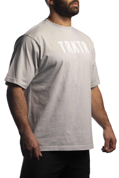 Camiseta The Traktor Oversize Gris Hombre